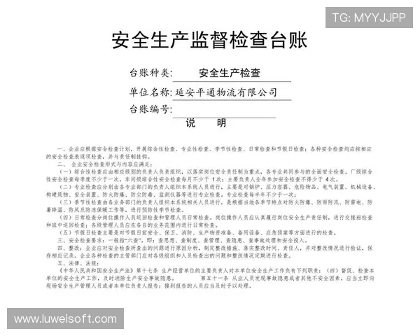 工地安全巡视检查台账管理